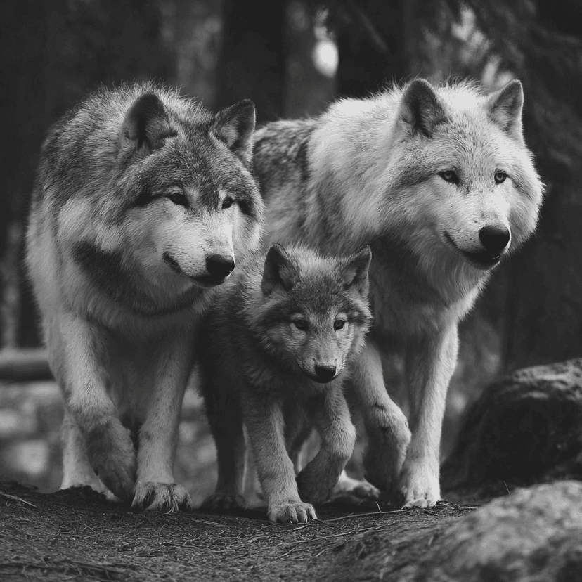 در میان گرگها